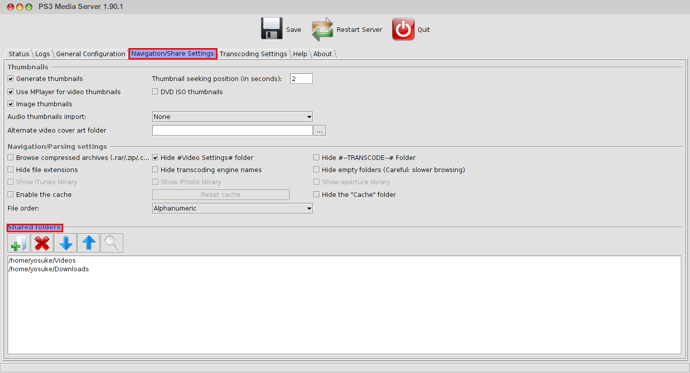 Alt ps3mediaserver