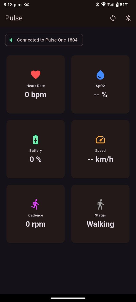 PulseDash live dashboard